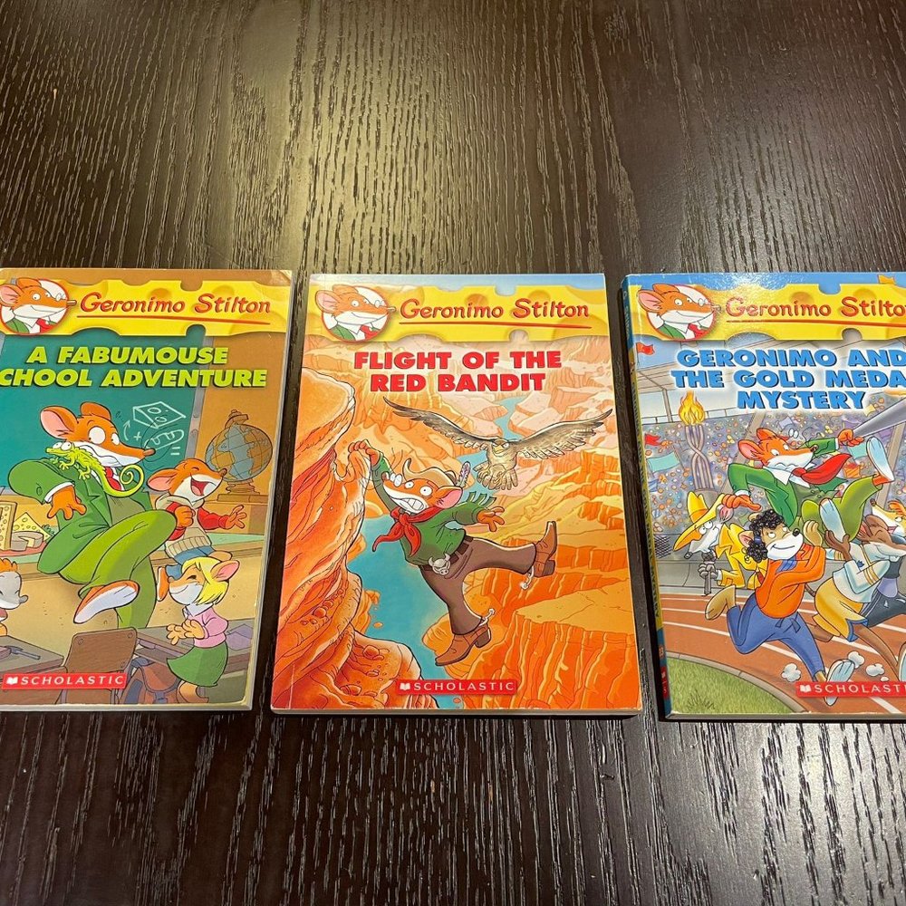 3x classic Geronimo Stilton Books